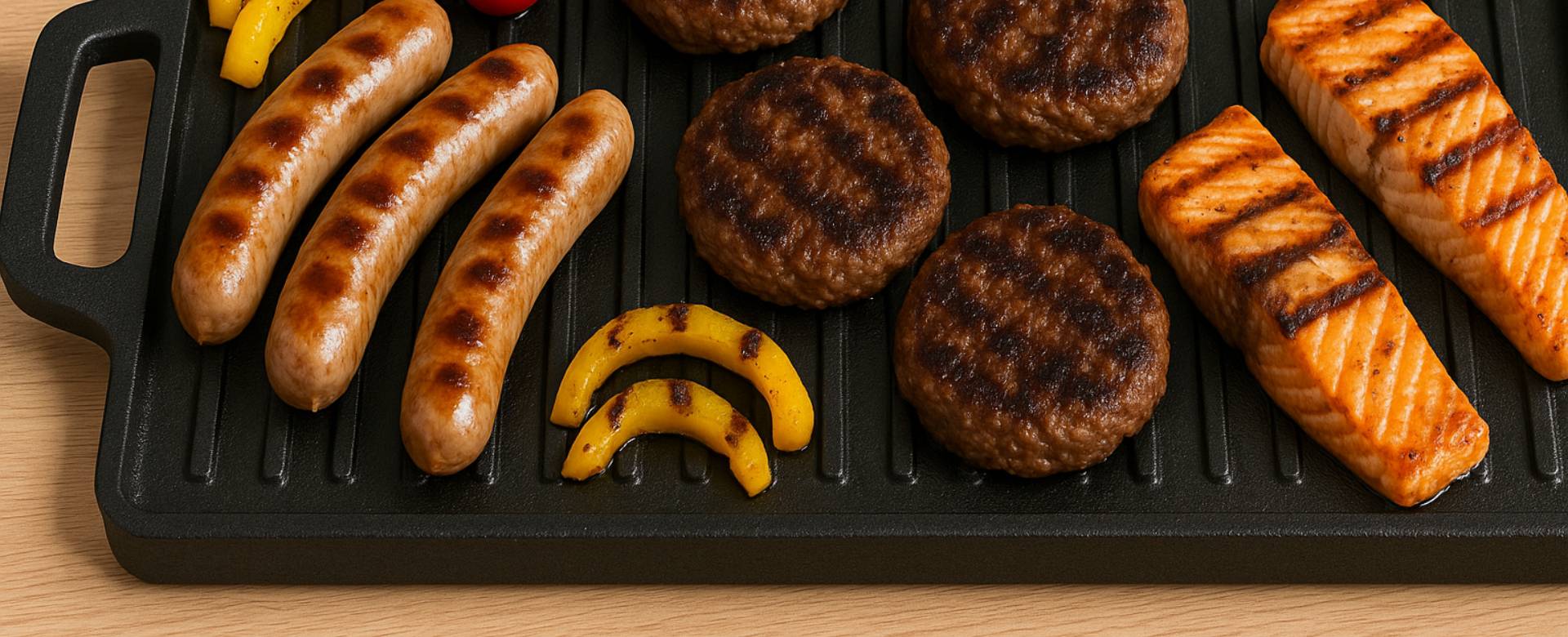Żeliwna płyta grillowa do gotowania